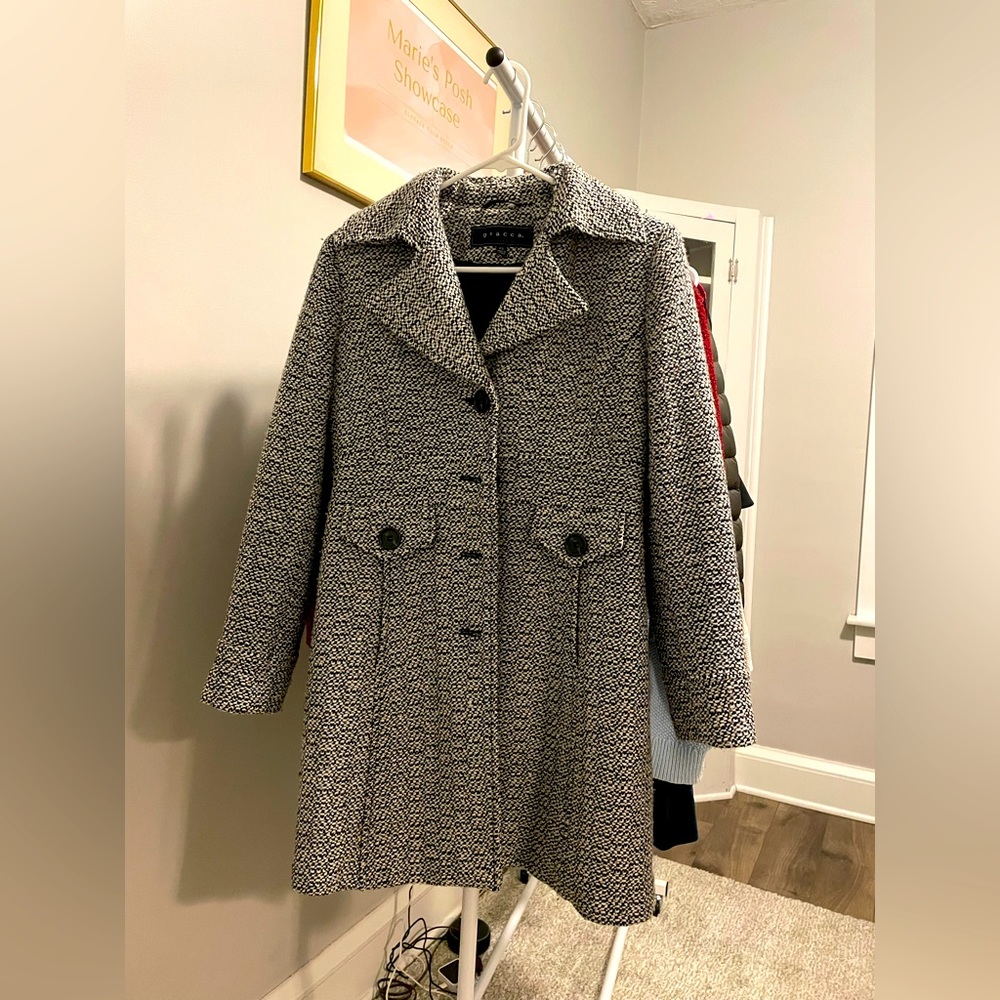 Women’s Giacca Peacoat Sz Petite Small